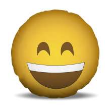Almofada Nerderia Smile Sorrindo