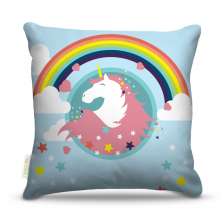 Almofada Unicornio Minimalista 45X45Cm