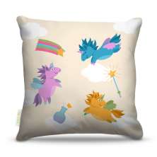 Almofada Unicornio Voadores 45X45Cm