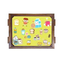 Bandeja De Madeira Cafe Da Manha Kawaii