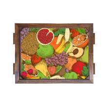 Bandeja De Madeira Frutas