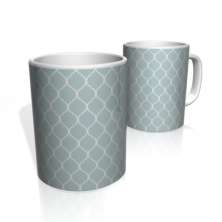 Caneca De Porcelana Nerderia e Lojaria azulejo cinza 2 colorido