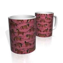 Caneca De Porcelana Nerderia e Lojaria bulls colorido