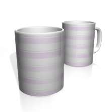 Caneca De Porcelana Nerderia e Lojaria faixas lilas colorido