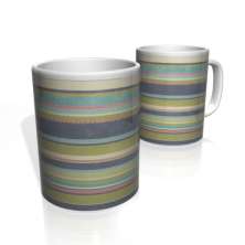 Caneca De Porcelana Nerderia e Lojaria linhas colorido