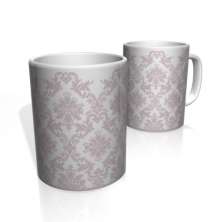 Caneca De Porcelana Nerderia e Lojaria petalas rosa old colorido