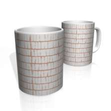 Caneca De Porcelana Nerderia e Lojaria riscos rosa colorido