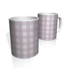 Caneca De Porcelana Nerderia e Lojaria xadrez roxo colorido