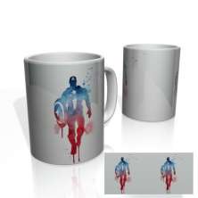 Caneca Nerderia Capitao America