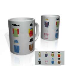 Caneca Nerderia Chaves Minimalista