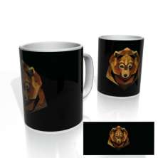 Caneca Nerderia Geometric Bear