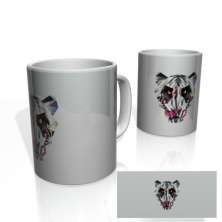 Caneca Nerderia Geometric Tiger2