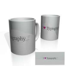 Caneca Nerderia Love Typographi