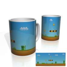 Caneca Nerderia Mario Bros