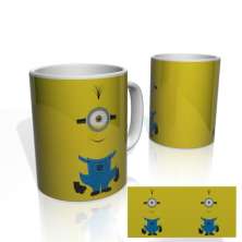Caneca Nerderia Minion Minimalista