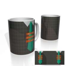 Caneca Nerderia Pai Gravata Verde