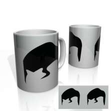 Caneca Nerderia Supermna Minimalista