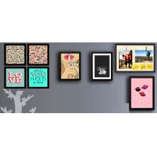 Combo Ambiente Decorativo Quarto Teen Feminino Nerderia e Lojaria teenf1 colorido