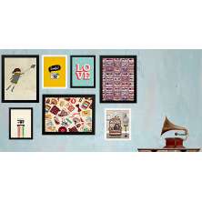 Combo Ambiente Decorativo Tematica Retro Nerderia e Lojaria retro1 colorido