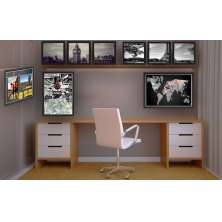 Combo Ambiente decorativo para escritorio Nerderia e Lojaria escritorio1 colorido