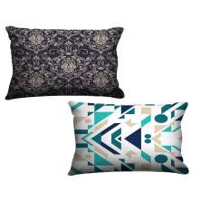 Combo De Fronhas Para Travesseiros Geometrico