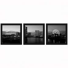Combo Quadro Decorativo 20X20Cm X3