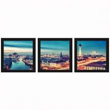 Combo Quadro Decorativo 20X20Cm X3