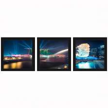 Combo Quadro Decorativo 20X20Cm X3