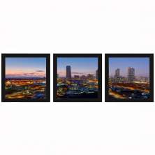Combo Quadro Decorativo 20X20Cm X3