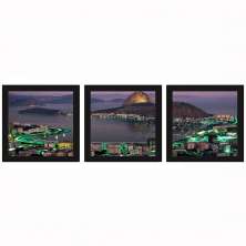 Combo Quadro Decorativo 20X20Cm X3