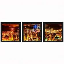Combo Quadro Decorativo 20X20Cm X3