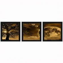 Combo Quadro Decorativo 20X20Cm X3