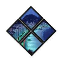 Combo Quadro Decorativo 20X20Cm X4