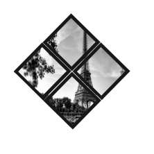 Combo Quadro Decorativo 20X20Cm X4