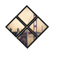 Combo Quadro Decorativo 20X20Cm X4