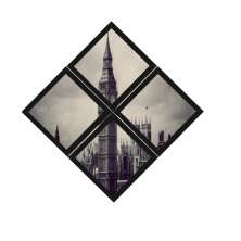 Combo Quadro Decorativo 20X20Cm X4