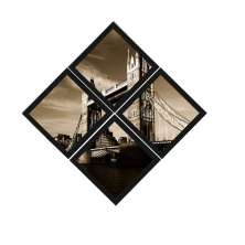 Combo Quadro Decorativo 20X20Cm X4
