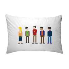 Fronha Para Travesseiro Nerderia Big Bang Theory 8 Bits