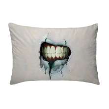 Fronha Para Travesseiro Nerderia Boca Zumbi