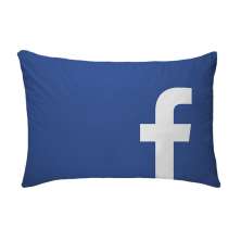 Fronha Para Travesseiro Nerderia Facebook Azul