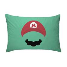 Fronha Para Travesseiro Nerderia Mario Minimalista