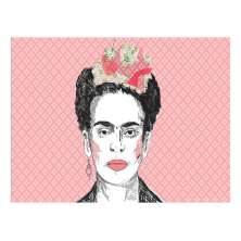 Jogo Americano (Kit 4 Unidades) Nerderia e Lojaria frida rosa colorido
