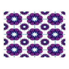 Jogo Americano (Kit 4 Unidades) Nerderia e Lojaria geometrico roxo colorido