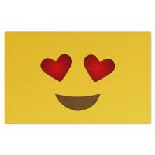 Jogo Americano Nerderia Emoticon Apaixonado