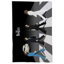 Pano De Prato Descorativo Nerderia e Lojaria Beatles vetor colorido