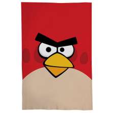 Pano De Prato Nerderia Angry Bird Vermelho