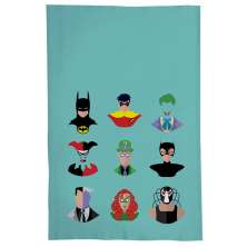 Pano De Prato Nerderia Batman Minimalista