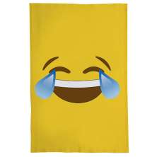 Pano De Prato Nerderia Emoticon Rindo
