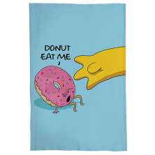 Pano De Prato Nerderia Homer Rosquinha