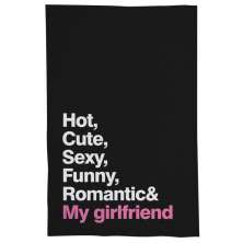 Pano De Prato Nerderia My Girlfriend